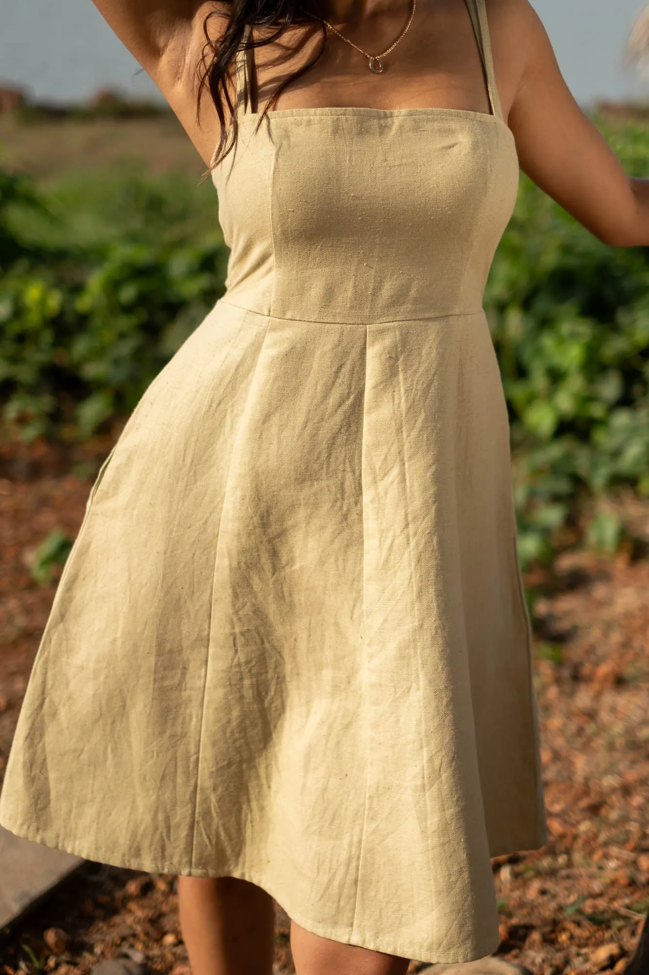 The Hemp Fit and Flare Dress